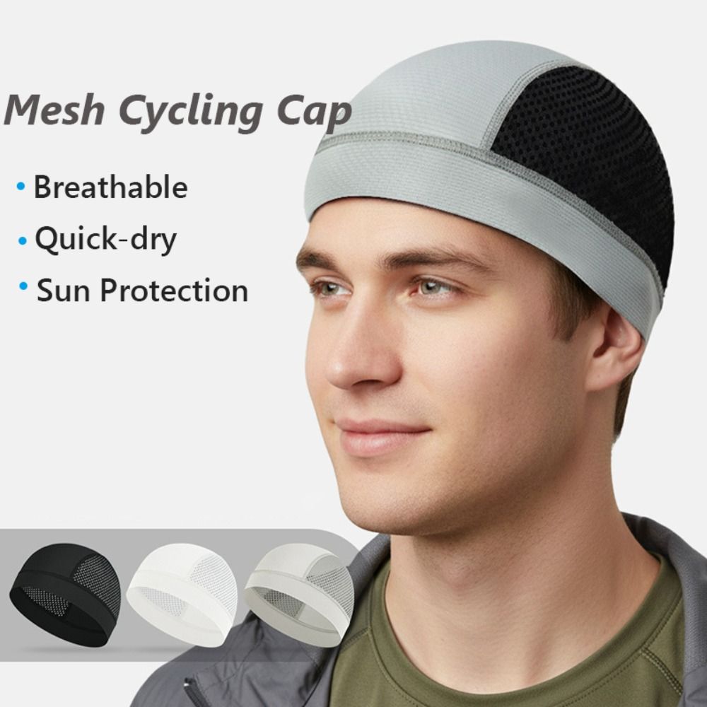 Skull Cap Helmet Liner - قبعة شبكية خفيفة غير رسمية لحماية