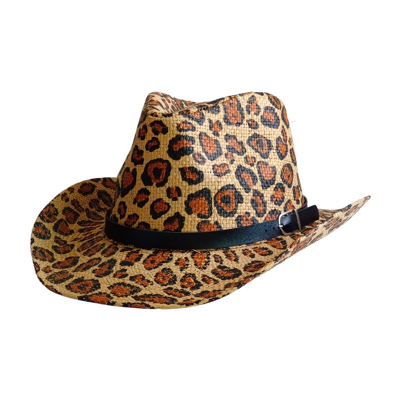 قبعة رعاة البقر الجديدة بنقشة  - مراجعة Cowboy Hat Straw وسعره