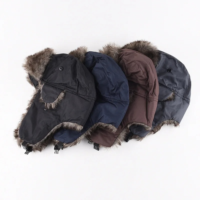 قبعة شتوية للرجال مع أغطية للأ - مراجعة Winter Trapper Hat وسعره