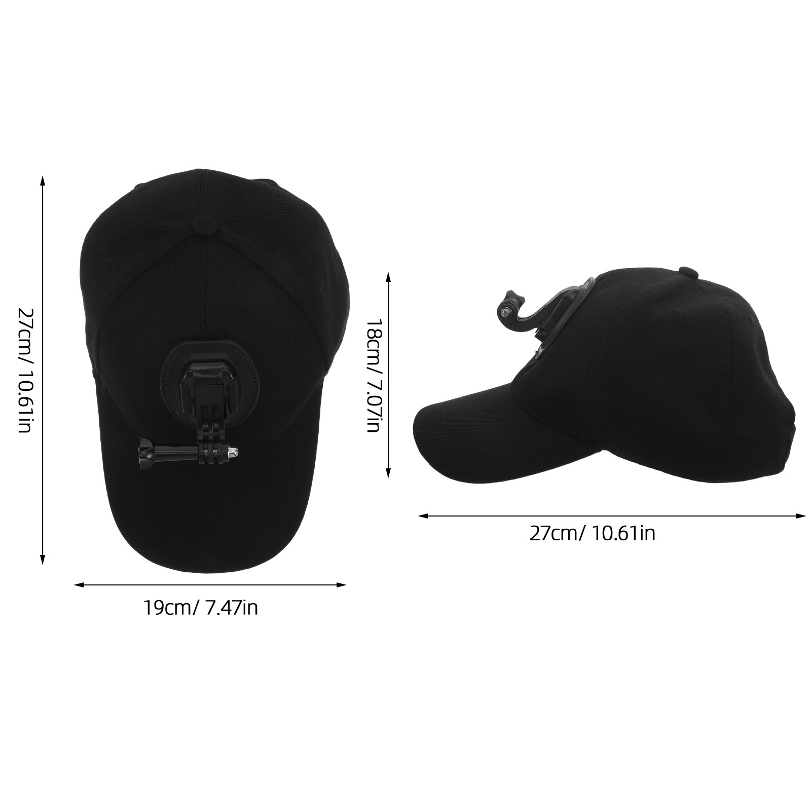 حامل كاميرا الأكشن على قبعة ال - مراجعة Dad Hat Cotton وسعره